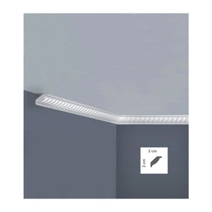 CORNICE POLISTIRENE 200 CM  X35 (SF35)- 10,0 pz