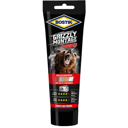 BOSTIK GRIZZLY MONTAGE POWER 250 G BIANCO TUBO- 1,0 pz