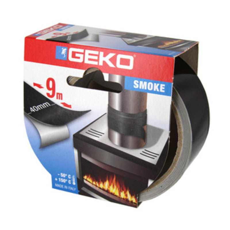 NASTRO ALLUMINIO ADES. ALTE TEMP. 40MMX9M NERO- 1,0 pz