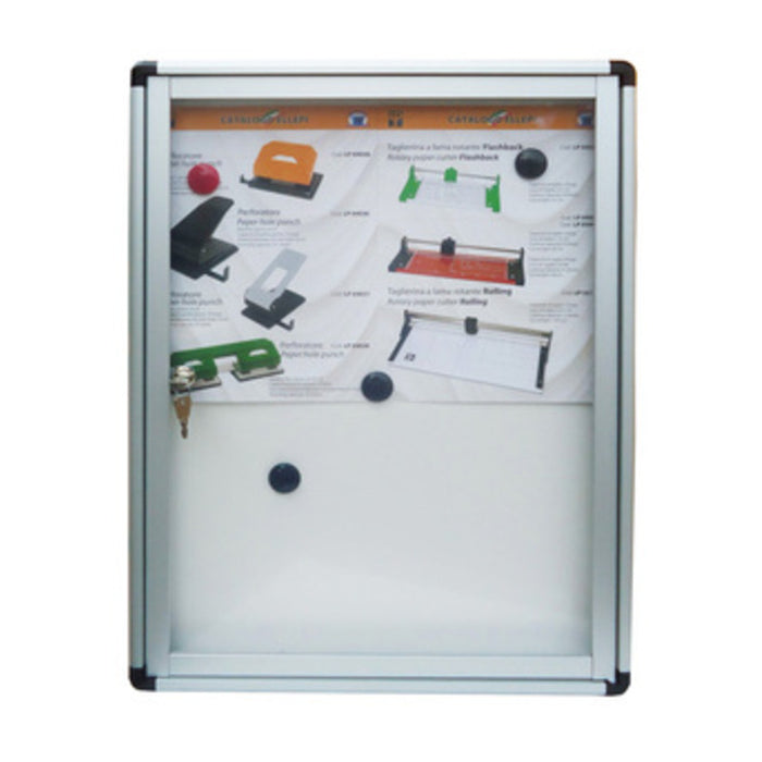 BACHECA FONDO MAGNETICO 45X4,5X60 CM ALLUMINIO- 1,0 pz