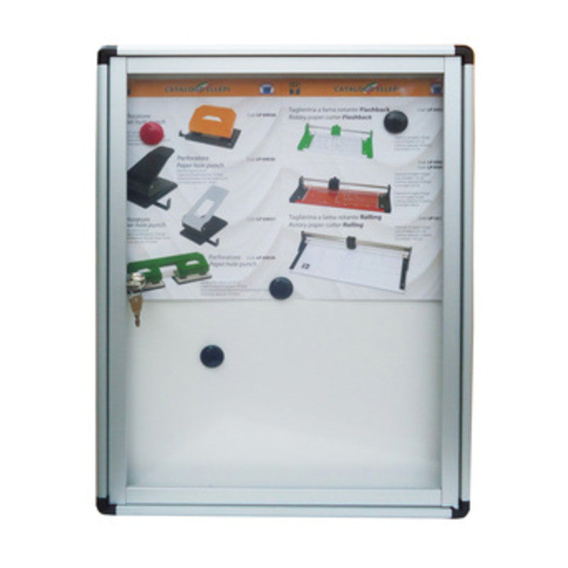 BACHECA FONDO MAGNETICO 45X4,5X60 CM ALLUMINIO- 1,0 pz