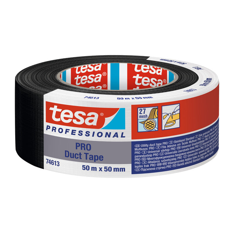NASTRO AMERICANO TESA PRO 50MMX50M NERO- 6,0 pz