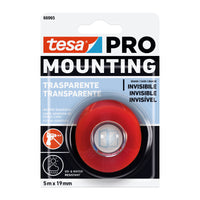 NASTRO BIADESIVO TESA MOUNTING PRO TRASP 19MMX5M- 12,0 pz