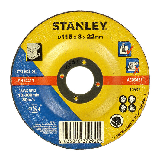PIRANHA STANLEY STA32025 (X32025) DISCO D 115 METALLO- STANLEY- 1,0 pz