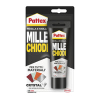 PATTEX MILLECHIODI CRYSTAL TUBETTO 90 G- 12,0 pz