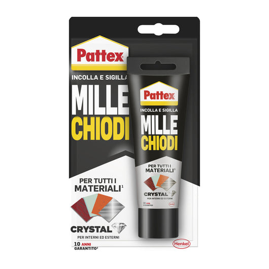 PATTEX MILLECHIODI CRYSTAL TUBETTO 90 G- 12,0 pz