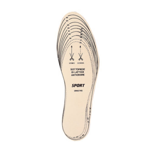 SOLETTE DX-SX SPORT MISURA DA 36 A 46- 24,0 paia