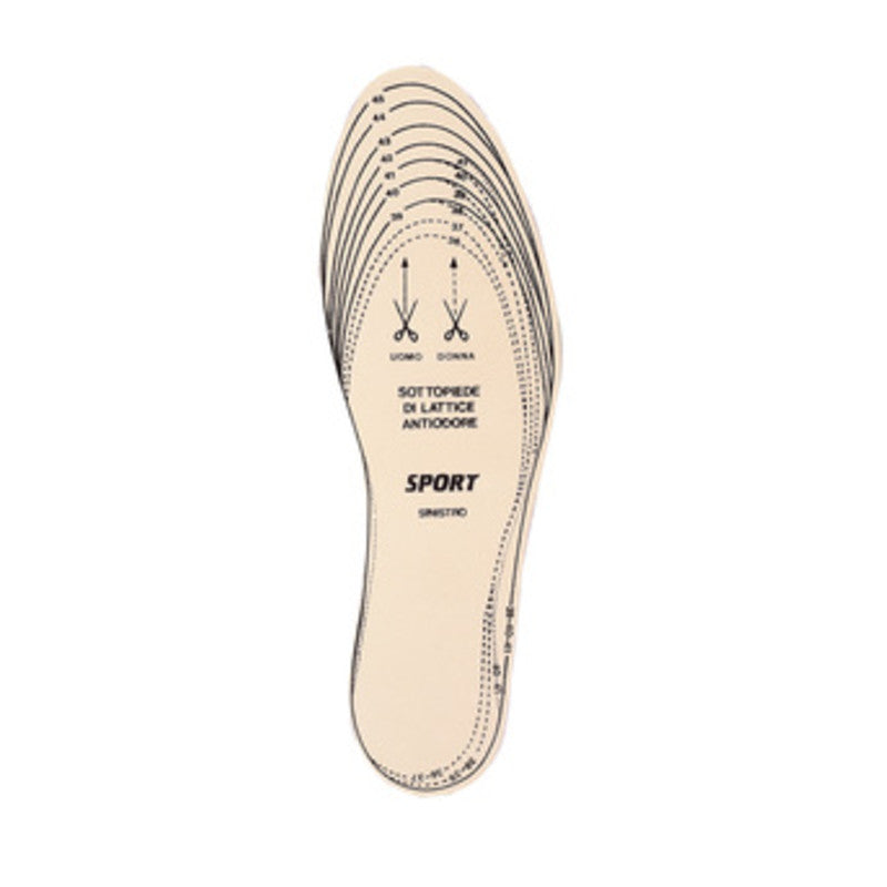 SOLETTE DX-SX SPORT MISURA DA 36 A 46- 24,0 paia