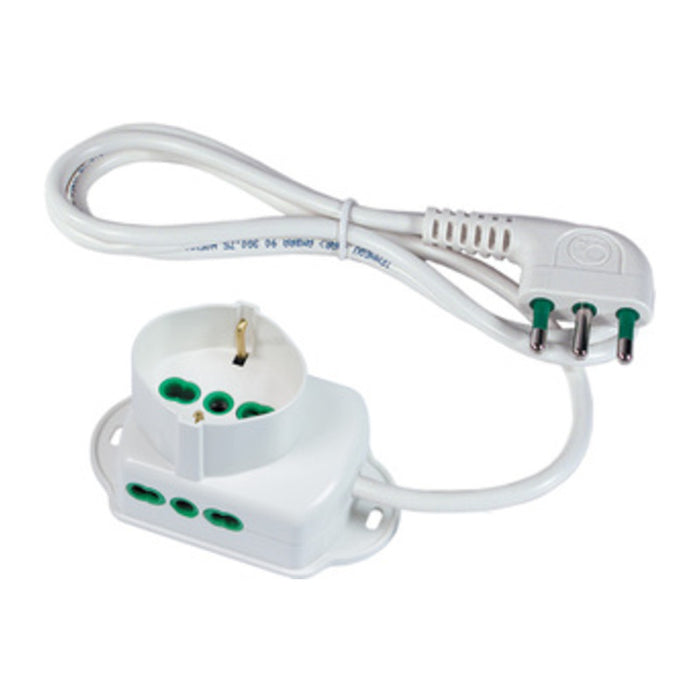 FME 42.105 MULTIPRESA 2P BIP+1BIP/SCHUKO TRIAX 1,5 M- FANTON- 1,0 pz