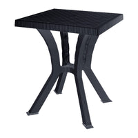 TAVOLO RIGOLETTO ELITE CM 60X60 ANTRACITE- 1,0 pz