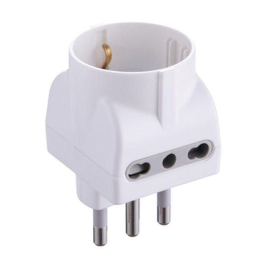ADATTATORE TRIPLO 16A 2PR BIP E SCHUKO BIA FIG.11- ELECTRALINE 3PMARK- 25,0 pz