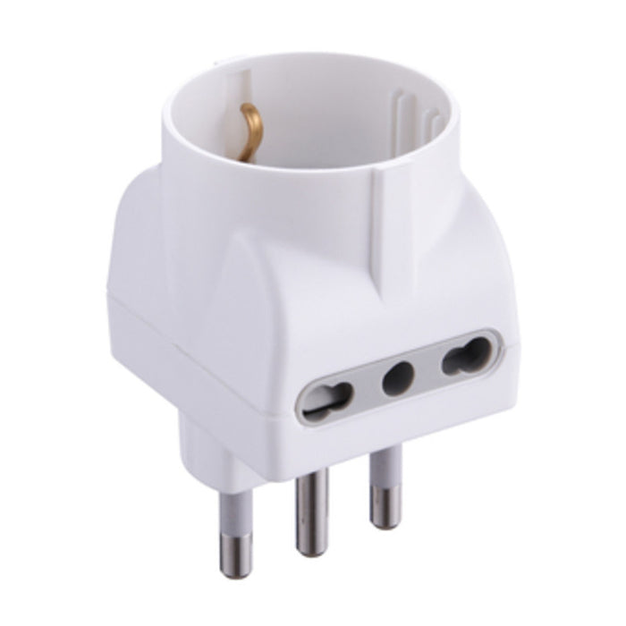 ADATTATORE TRIPLO 16A 2PR BIP E SCHUKO BIA FIG.11- ELECTRALINE 3PMARK- 25,0 pz