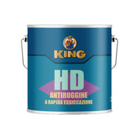 ANTIRUGGINE RAPIDA ESSICCAZIONE H-D 2,5 L GRIGIO- COLORIFICIO PARTENOPEO- 5,0 pz