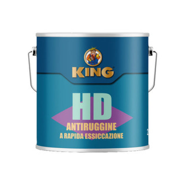 ANTIRUGGINE RAPIDA ESSICCAZIONE H-D 2,5 L GRIGIO- COLORIFICIO PARTENOPEO- 5,0 pz