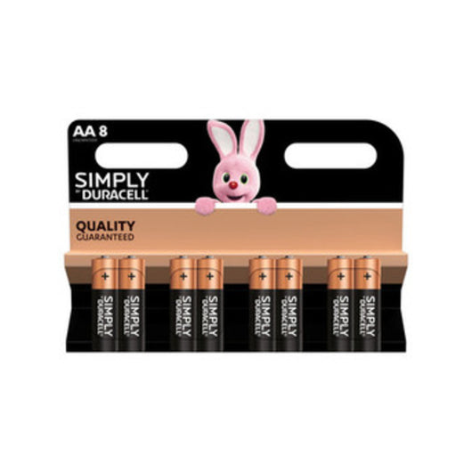 DURACELL SIMPLY ALCALINA STILO 8 PZ MN1500- DURACELL- 12,0 blister