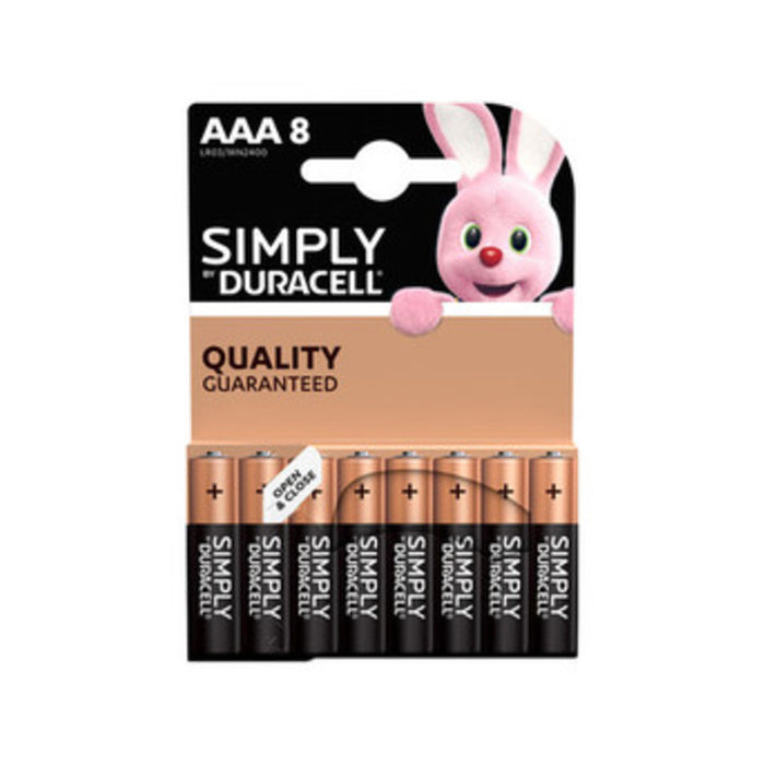 DURACELL SIMPLY ALCALINA MINISTILO 8 PZ MN2400- DURACELL- 10,0 blister