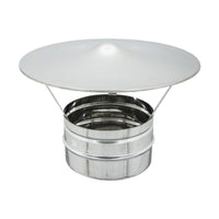 FUMAIOLO FISSO ACCIAIO ZINCATO D 10 CM- 4,0 pz