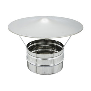 FUMAIOLO FISSO ACCIAIO ZINCATO D 10 CM- 4,0 pz