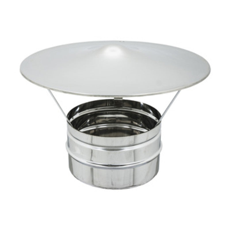 FUMAIOLO FISSO ACCIAIO ZINCATO D 13 CM- 4,0 pz