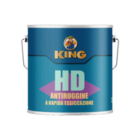 ANTIRUGGINE RAPIDA ESSICCAZIONE H-D 2,5 L ROSSO- COLORIFICIO PARTENOPEO- 5,0 pz
