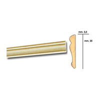 CORNICE PER PARATI 5,5X35 BAROCCO 200 CM ROVERE- 25,0 pz