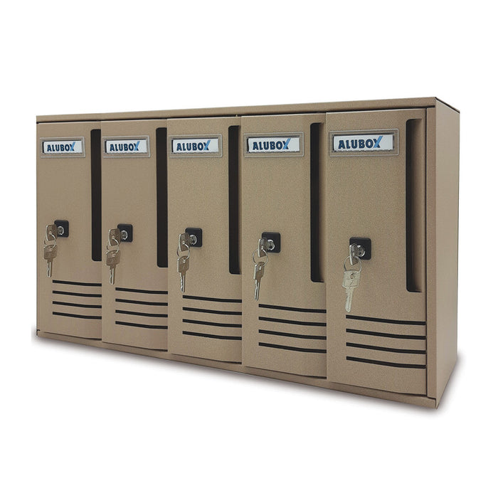 CASSETTA POSTALE ALUBOX CUBO C5 52X17,5X30 SABBIA- 1,0 pz