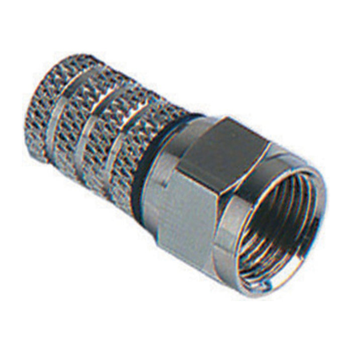 CONNETTORE A VITE TIPO F PER CAVO SAT TV 6,40MM- FME- 25,0 pz
