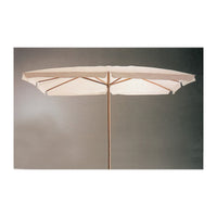 C OMBRELLONE IN LEGNO PALO 48 200X300 CM BIANCO- 1,0 pz