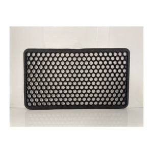 ZERBINO NIDO DAPE NERO CON BORDO 41X71 CM- ISMAR- 1,0 pz