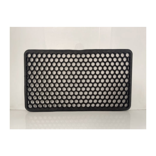 ZERBINO NIDO DAPE NERO CON BORDO 41X71 CM- ISMAR- 1,0 pz