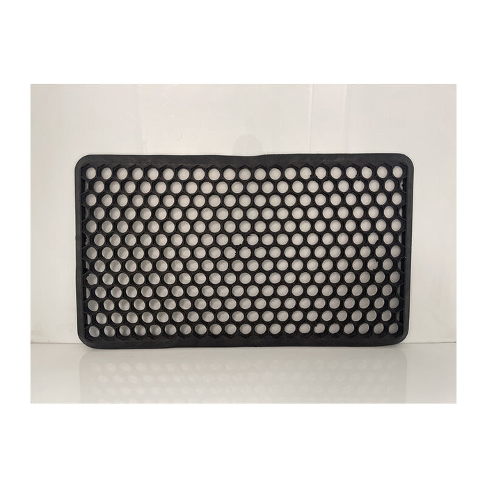 ZERBINO NIDO DAPE NERO CON BORDO 41X71 CM- ISMAR- 1,0 pz