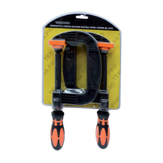 MORSETTO A REGOLAZIONE RAPIDA APER 50 MM BL 2 PZ- 6,0 blister