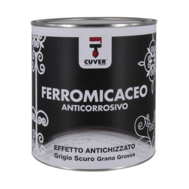 SMALTO CUVER 0,750 L FERROMICACEO GRIGIO SCURO- COLORIFICIO I.CO.RI.P.- 6,0 pz