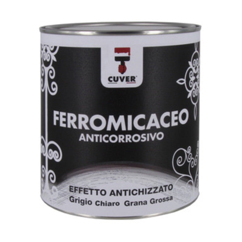 SMALTO CUVER 0,750 L FERROMICACEO GRIGIO CHIARO- COLORIFICIO I.CO.RI.P.- 6,0 pz