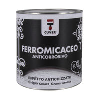 SMALTO CUVER 0,750 L FERROMICACEO GRIGIO CHIARO- COLORIFICIO I.CO.RI.P.- 6,0 pz