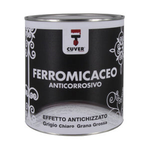 SMALTO CUVER 0,750 L FERROMICACEO GRIGIO CHIARO- COLORIFICIO I.CO.RI.P.- 6,0 pz