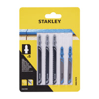 PIRANHA STANLEY STA27030 (X27030) 5 LAME LEGNO METALLO ATT.A T- STANLEY- 1,0 confezione