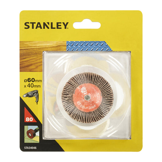 PIRANHA STANLEY STA34046 (X34046)  MOLA A LAMELLE 60X40 GR.80- STANLEY- 1,0 pz