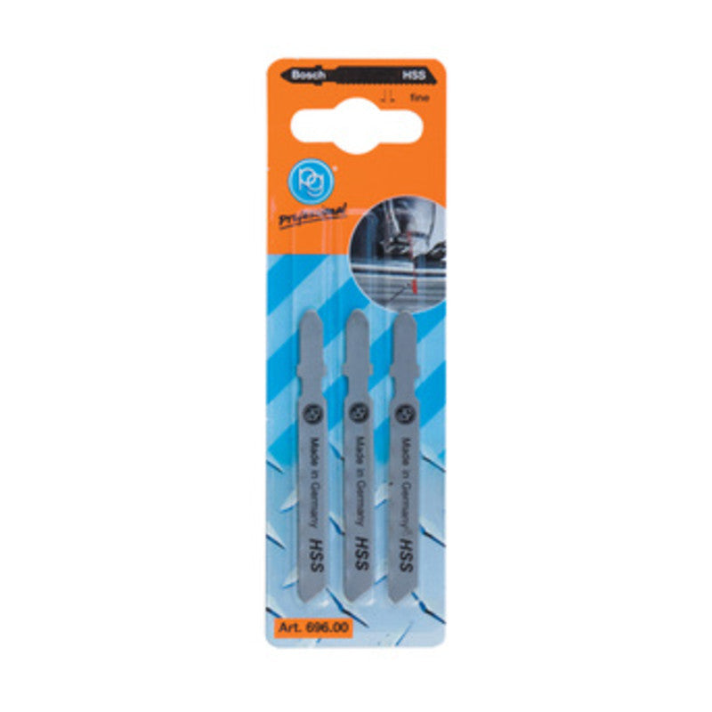 POGGI 696.00 3 LAME PER SEGHETTO BOSCH DENTI FINI- 1,0 confezione