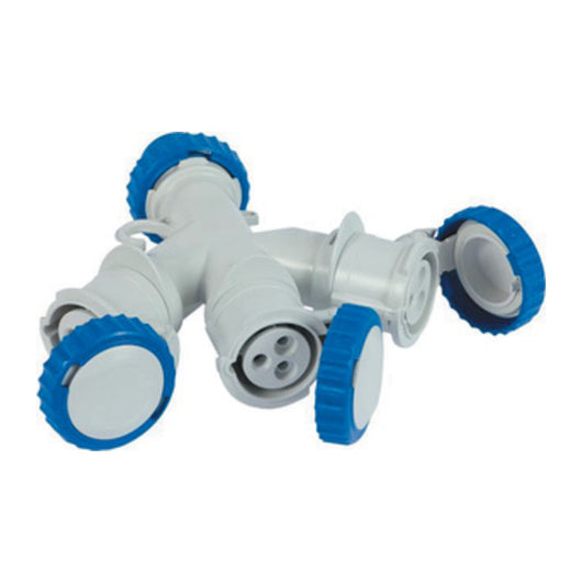 FME 73.120 ADATTATORE CEE 16A 3 PRESE 220V IP67- FANTON- 1,0 pz