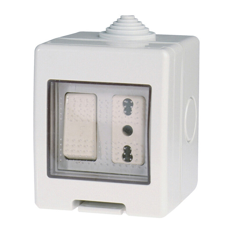 POLYPOOL PP0168X CASSETTA EST IP55 C/INTER+PR BIP- 1,0 pz