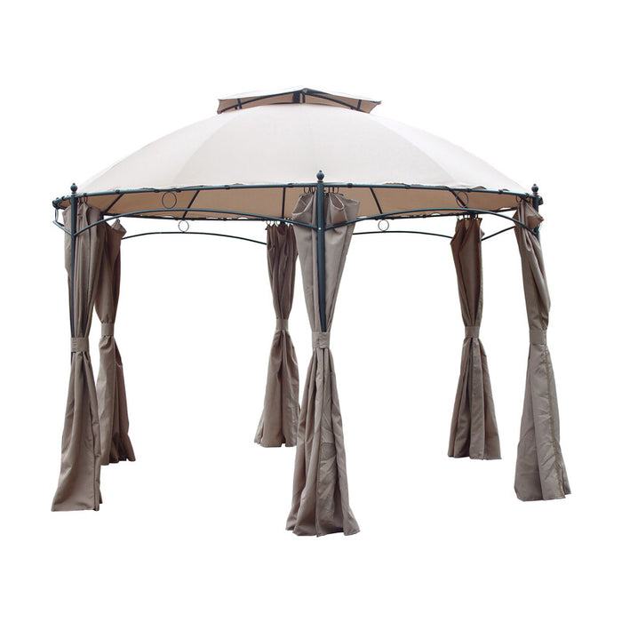 C GAZEBO IN ACCIAIO GOTIC ESAGONALE D 350 CM- 1,0 pz