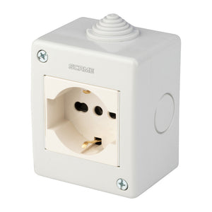 POLYPOOL PP0172X CASSETTA EST IP40 C/PR BIP SCHUKO- 1,0 pz