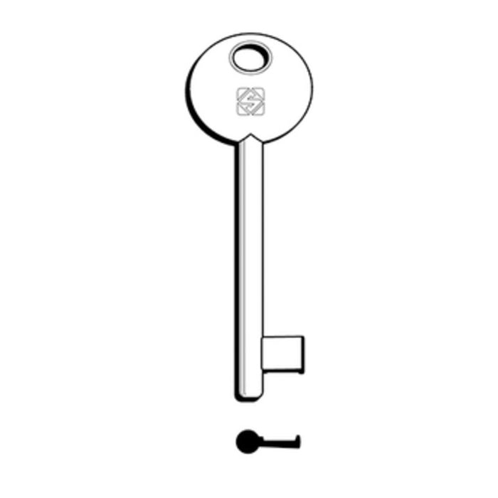 CHIAVI SILCA PATENT BON-P/PARI 6P2D NI  GR.25- 5,0 pz