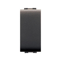 LIFE 4000 INTERRUTTORE UNIPOLARE GRIGIO ANTRACITE- ELETTROCANALI- 12,0 pz