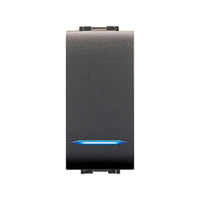 LIFE 4013 DEVIATORE UNIPOLARE ILLUMIN.LE GRIGIO- ELETTROCANALI- 12,0 pz