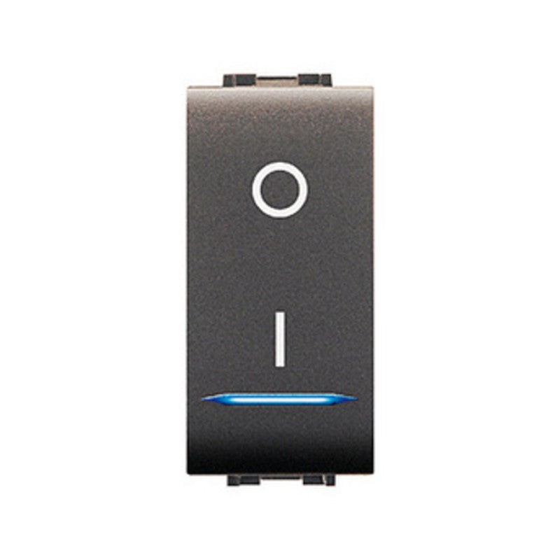 LIFE 4015 INTERRUTTORE BIPOLARE ILLUMIN.LE GRIGIO- ELETTROCANALI- 12,0 pz