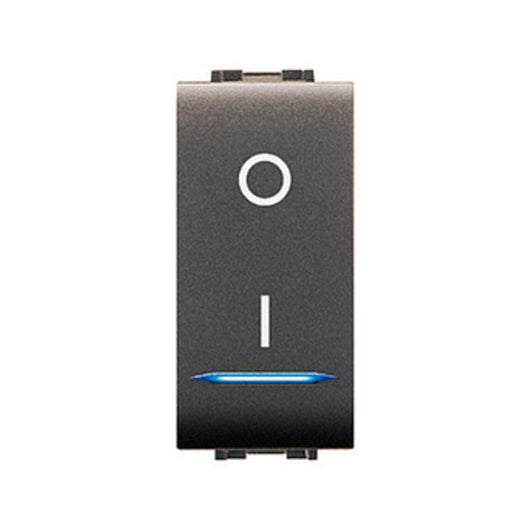 LIFE 4015 INTERRUTTORE BIPOLARE ILLUMIN.LE GRIGIO- ELETTROCANALI- 12,0 pz