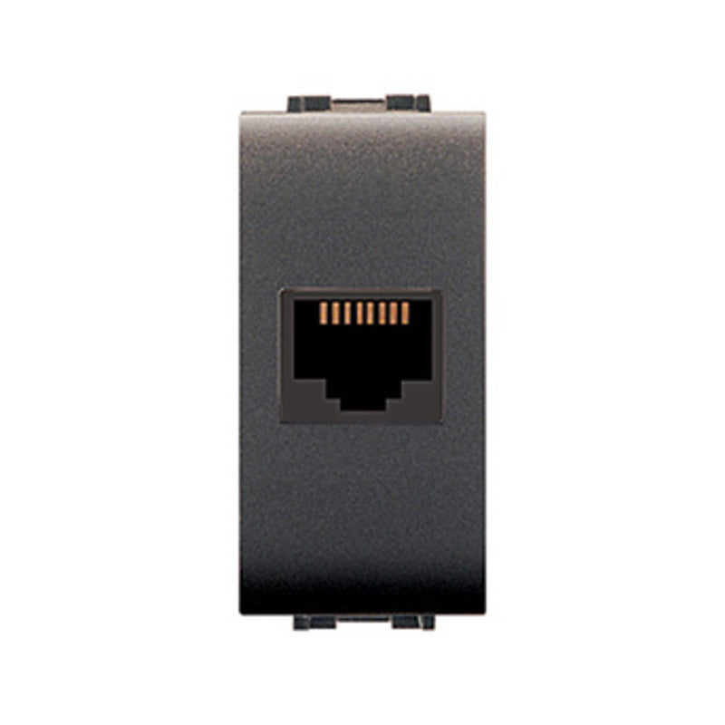 LIFE 4083 PRESA TELEFONICA RJ45 PLUG 8/8 GRIGIO ANT- ELETTROCANALI- 6,0 pz