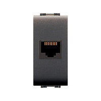 LIFE 4083 PRESA TELEFONICA RJ45 PLUG 8/8 GRIGIO ANT- ELETTROCANALI- 6,0 pz